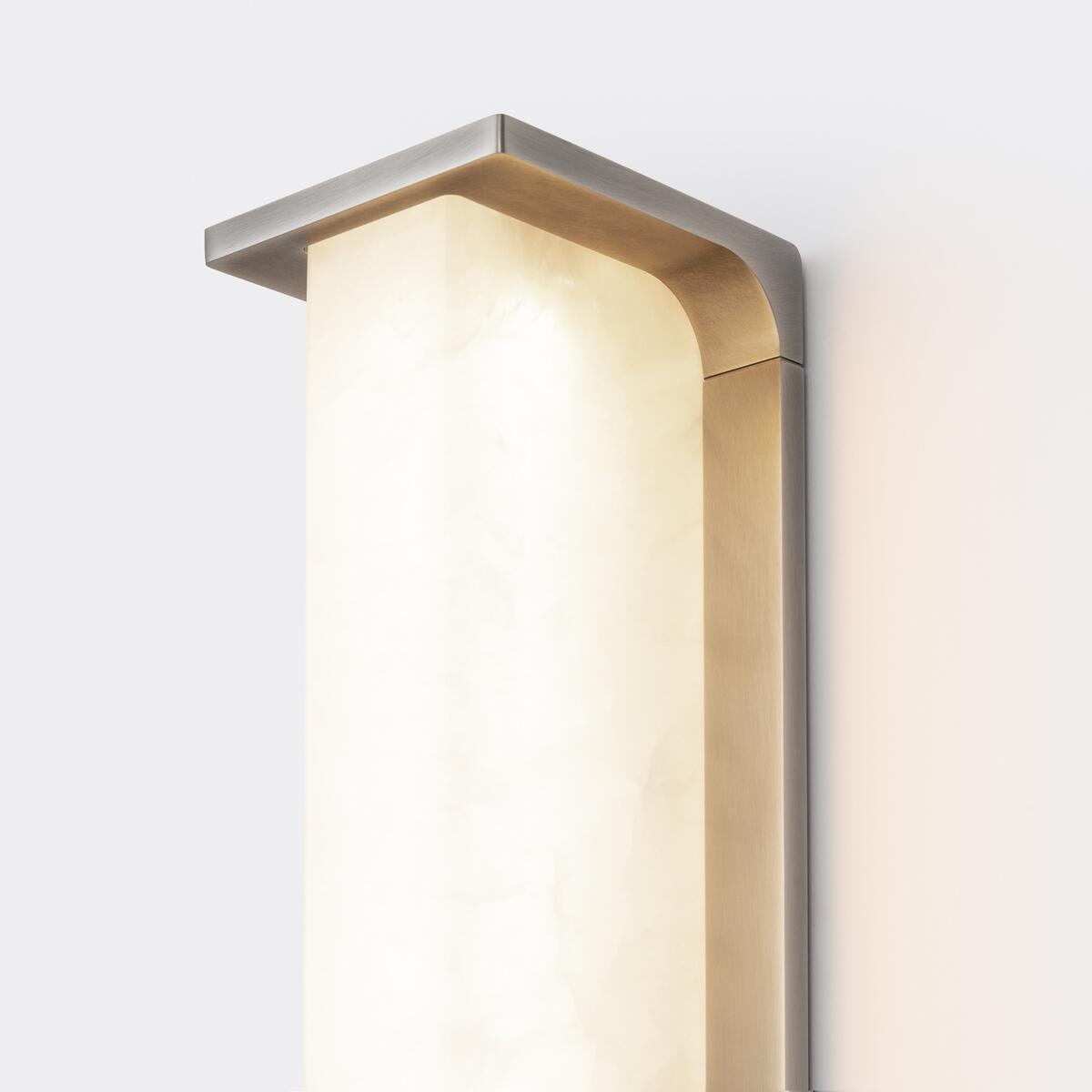 Bin Alabaster Sconce