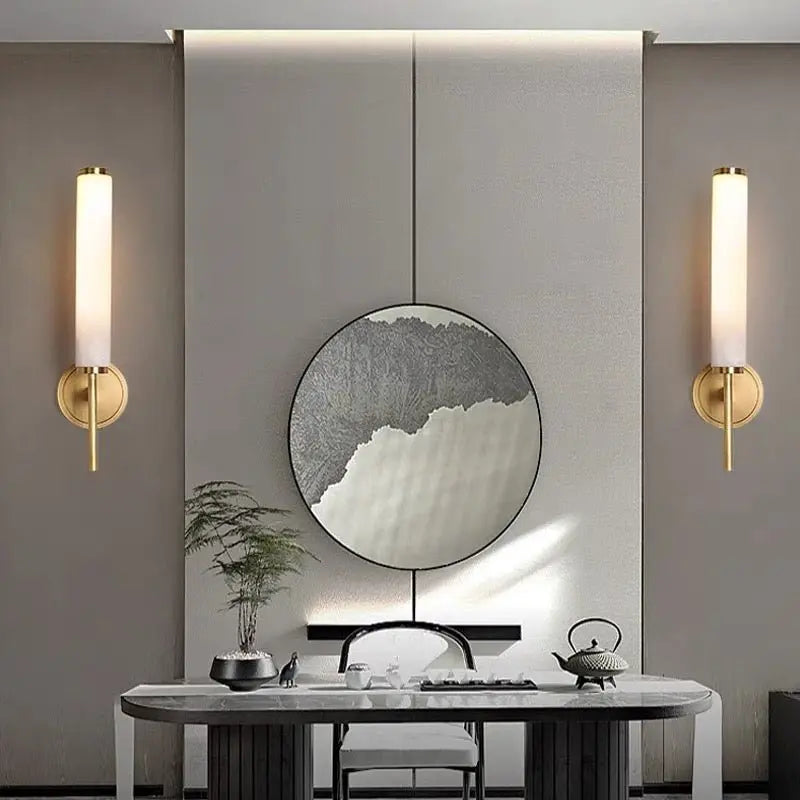 Alabaster Wall Lamps For Living Room