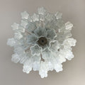 White Glass Tube Chandelier