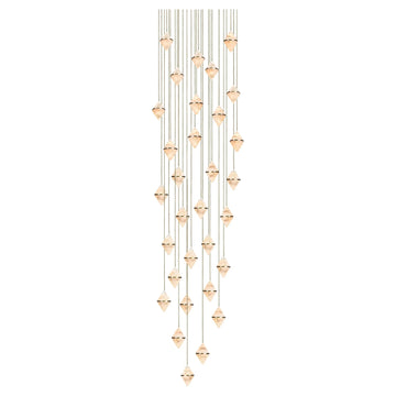 Gem Circular Cluster Chandelier 30