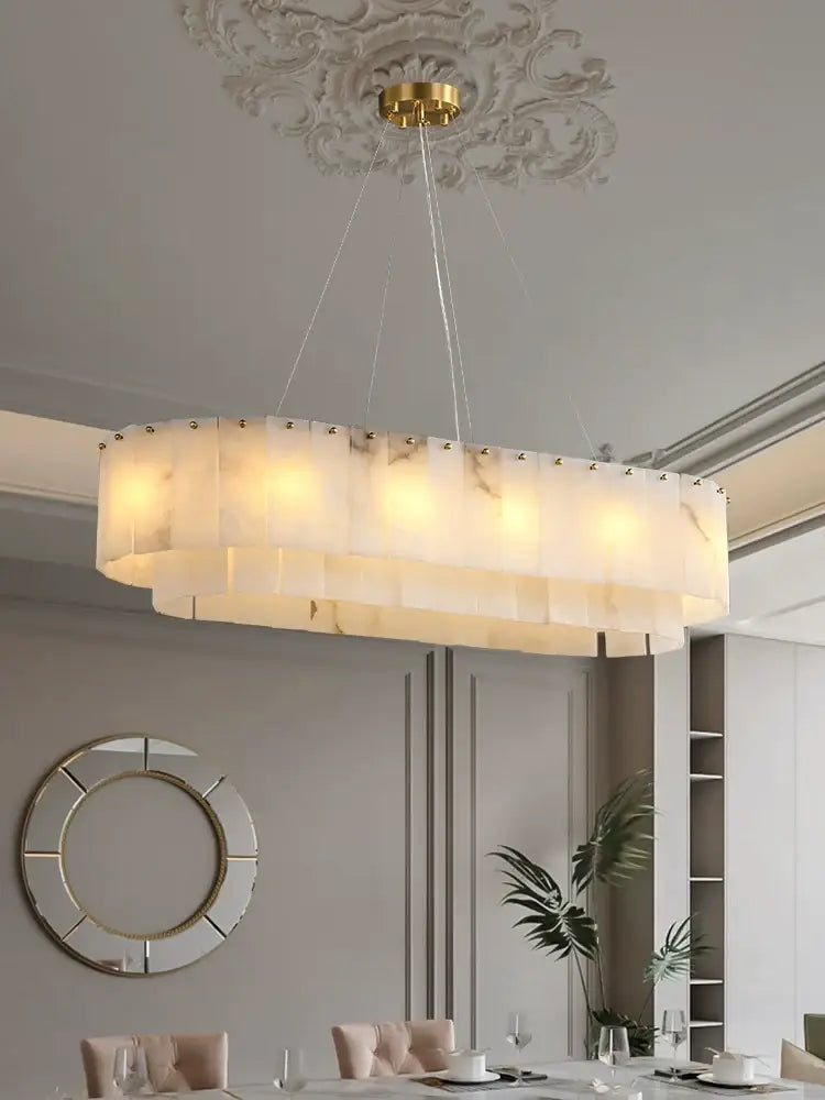 Joan Alabaster Chandelier