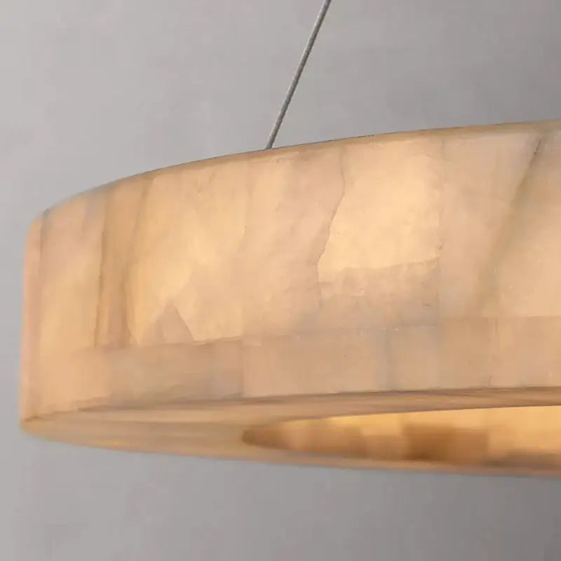 Round Marble Chandelier