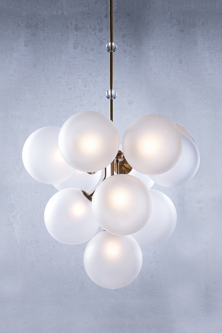 Rufus Glass Globe Chandelier Bouquet
